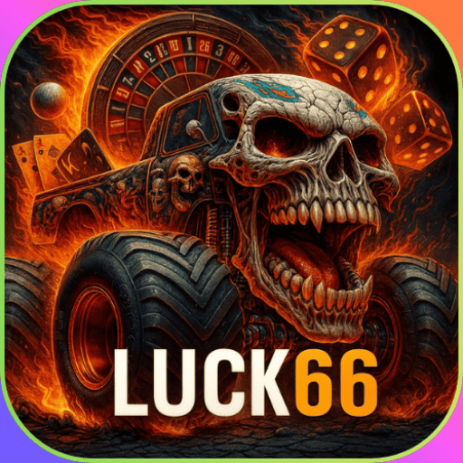 Imagem promocional da LUCK66 mostrando a plataforma e suas vantagens